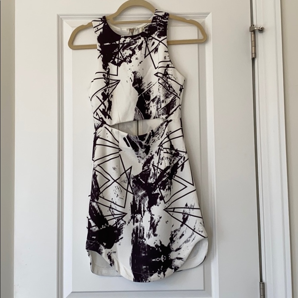 LF bodycon cut out dress